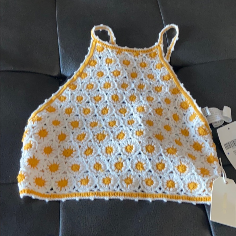 NWT Daisy crochet halter from Forever 21